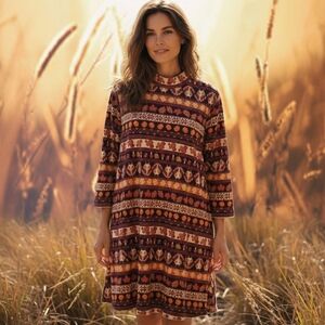 Womens XXL Fall Harvest Thanksgiving Dress